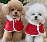 ウィズワン クリスマス 犬 ケープ ポンチョ サンタクロース イベント 猫 犬服 おしゃれ 男の子 女の子 with WaN