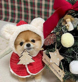 ウィズワン クリスマス 犬 ケープ ポンチョ サンタクロース イベント 猫 犬服 おしゃれ 男の子 女の子 with WaN