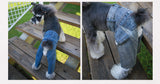 セール 犬 服 デニム パンツ ジーンズ ドッグウェア 犬服 小型犬 オーバーオール カバーオール with WaN