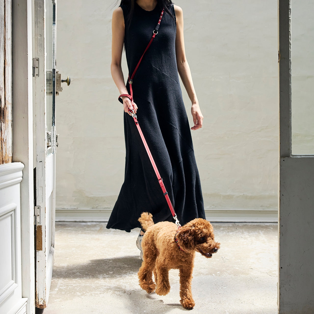 マンダリンブラザーズ ハンズフリーリーシュ リード 犬 猫 男の子 女の子 おしゃれ MANDARINE BROTHERS ケア用品