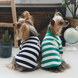 セール アーノルドパーマー クール加工 虫除け加工 ハイネックボーダーTシャツ 犬服 男の子 女の子 おしゃれ Arnold Palmer