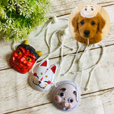 ウィズワン お面 撮影小物 ハンドメイド アクセサリー 犬 節分 祭 イベント コスプレ 猫 犬服 おしゃれ 男の子 女の子 with WaN