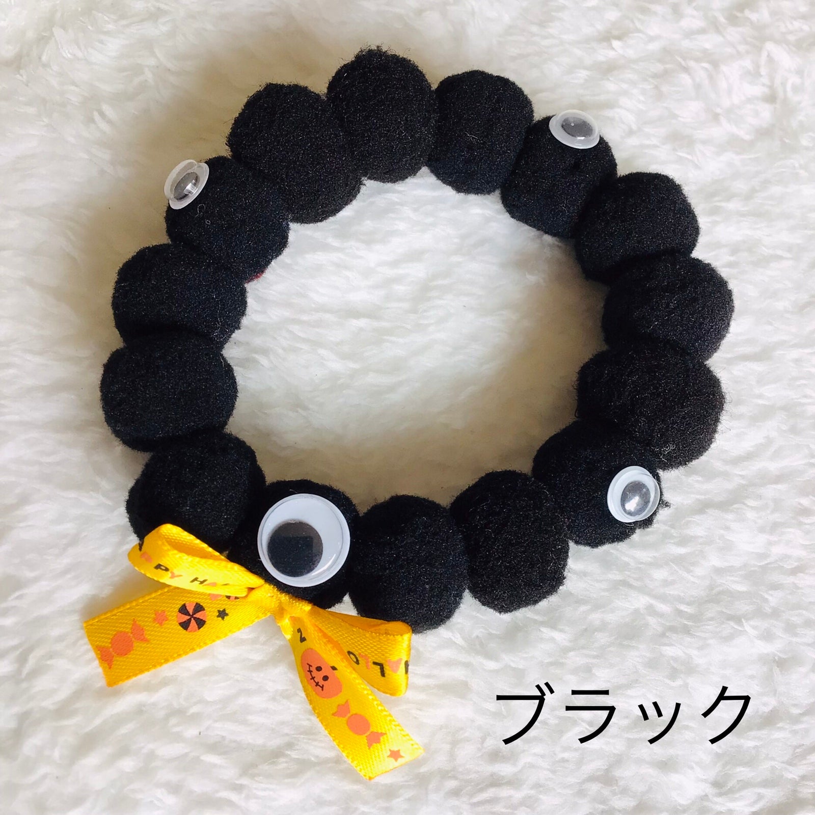 ウィズワン ハロウィン ボンボンチョーカー おばけ ハロウィーン ハンドメイドイベント 男の子 女の子 おしゃれ with WaN