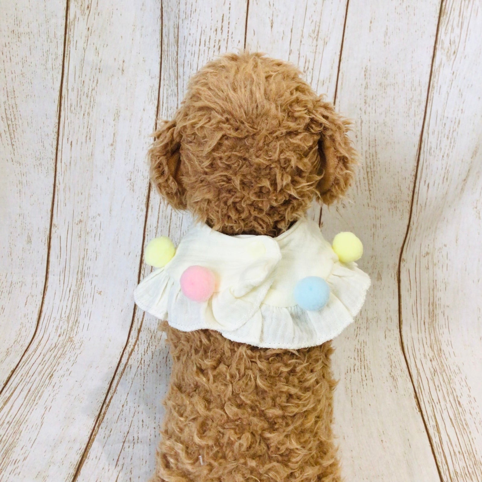ウィズワン ぽんぽんフリルスタイ ケープ つけ襟 バンダナスタイ イベント アクセサリー 小型犬 犬 猫 男の子 女の子 おしゃれ with WaN
