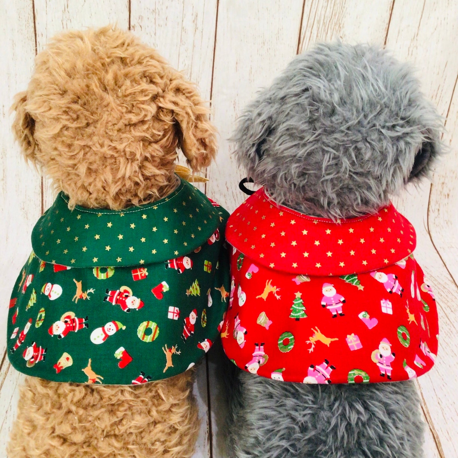 ウィズワン クリスマス ケープ 犬服 イベント ハンドメイド 男の子 女の子 おしゃれ with WaN