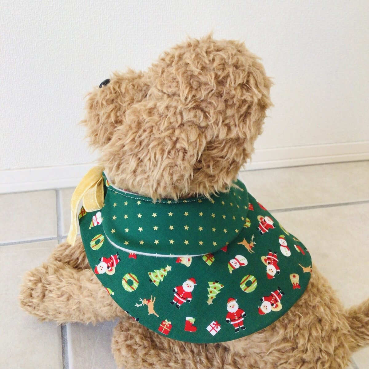 ウィズワン クリスマス ケープ 犬服 イベント ハンドメイド 男の子 女の子 おしゃれ with WaN