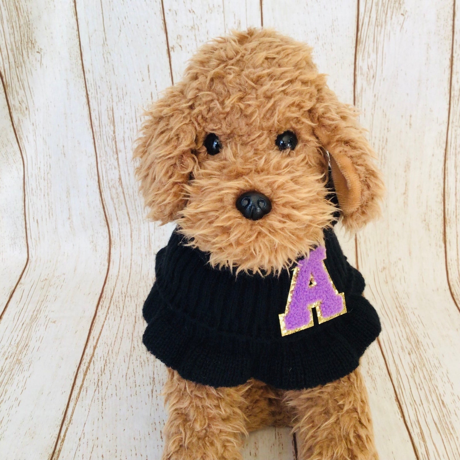 ウィズワン 愛犬のイニシャル入り ネックウォーマー 愛犬のお名前入り 犬 防寒 男の子 女の子 おしゃれ with WaN