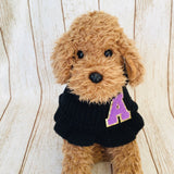 ウィズワン 愛犬のイニシャル入り ネックウォーマー 愛犬のお名前入り 犬 防寒 男の子 女の子 おしゃれ with WaN