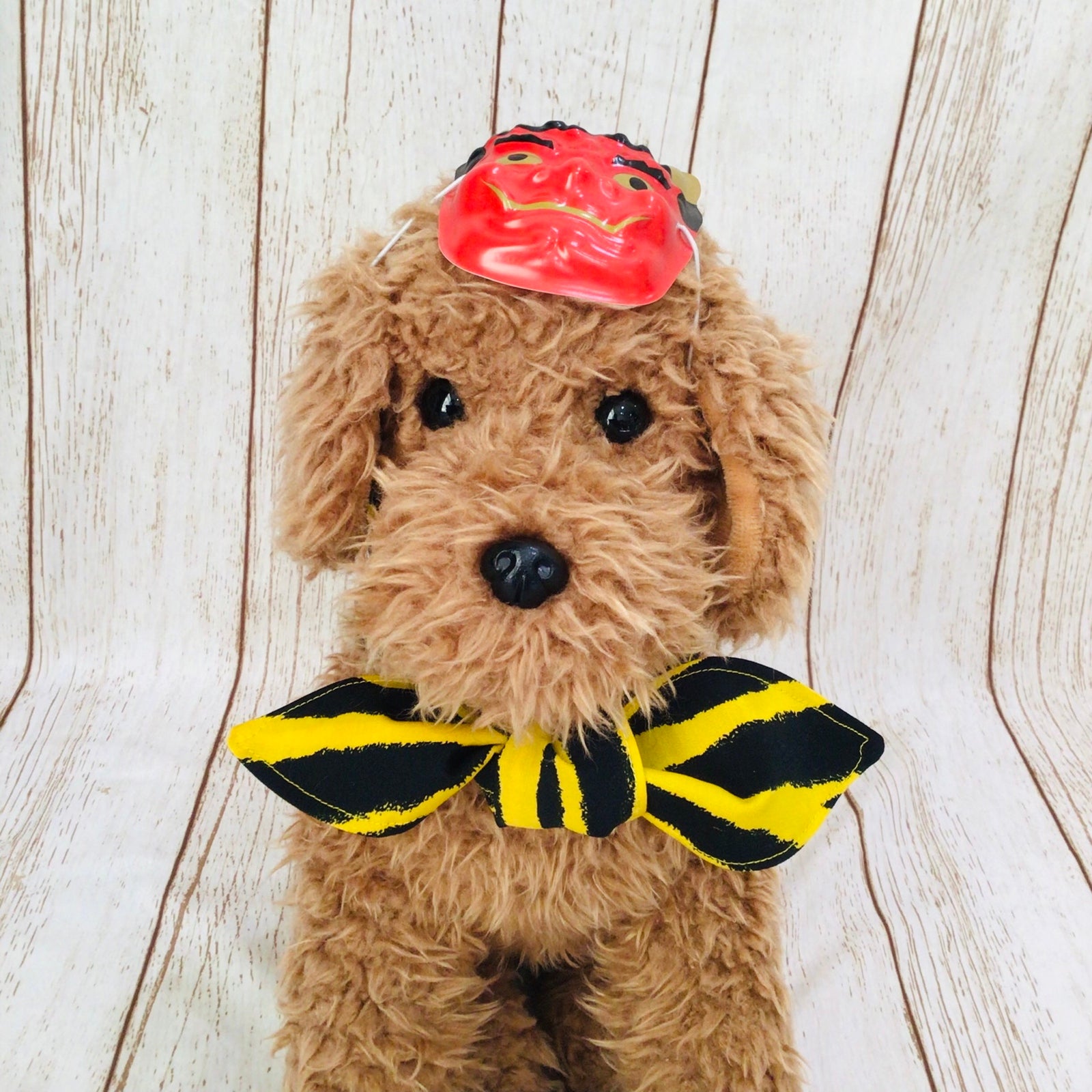 ウィズワン 節分 鬼 バンダナ コスチューム 犬 猫 虎 寅 ハンドメイド スカーフ アクセサリー イベント 男の子 女の子 おしゃれ with WaN