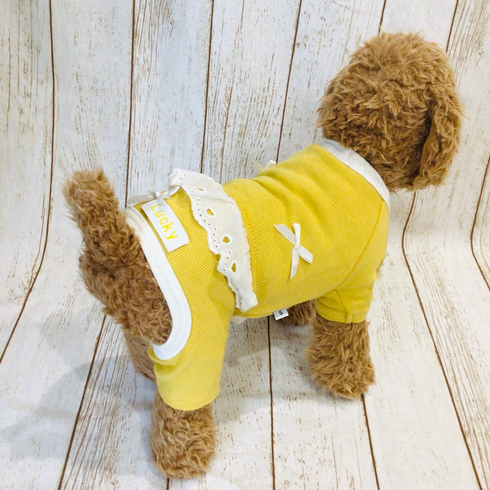 ウィズワン 愛犬のお名前入り ロンパース 犬服 防寒 かわいい つなぎ 男の子 女の子 おしゃれ with WaN