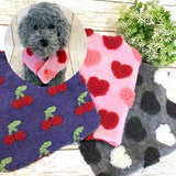 ウィズワン パジャマ 着る毛布 ベスト リバーシブル らくらく 簡単 ハンドメイド 秋冬 犬服 男の子 女の子 おしゃれ with WaN