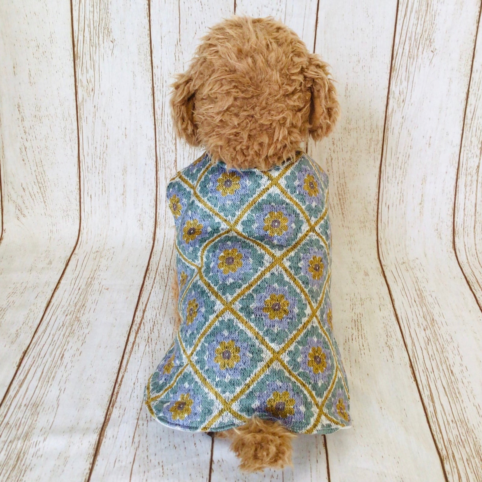 ウィズワン パジャマ 着る毛布 ベスト リバーシブル らくらく 簡単 ハンドメイド 秋冬 犬服 男の子 女の子 おしゃれ with WaN