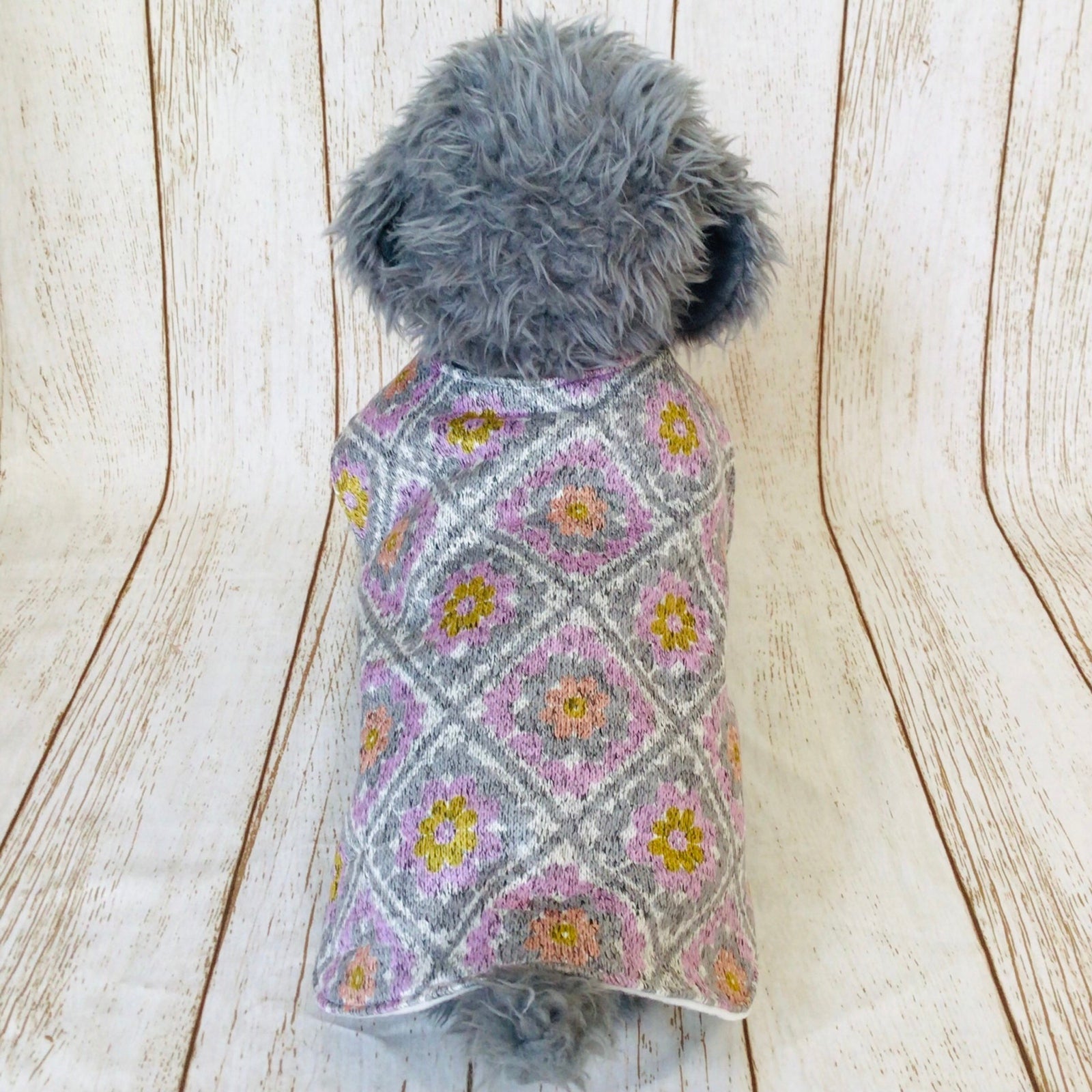ウィズワン パジャマ 着る毛布 ベスト リバーシブル らくらく 簡単 ハンドメイド 秋冬 犬服 男の子 女の子 おしゃれ with WaN