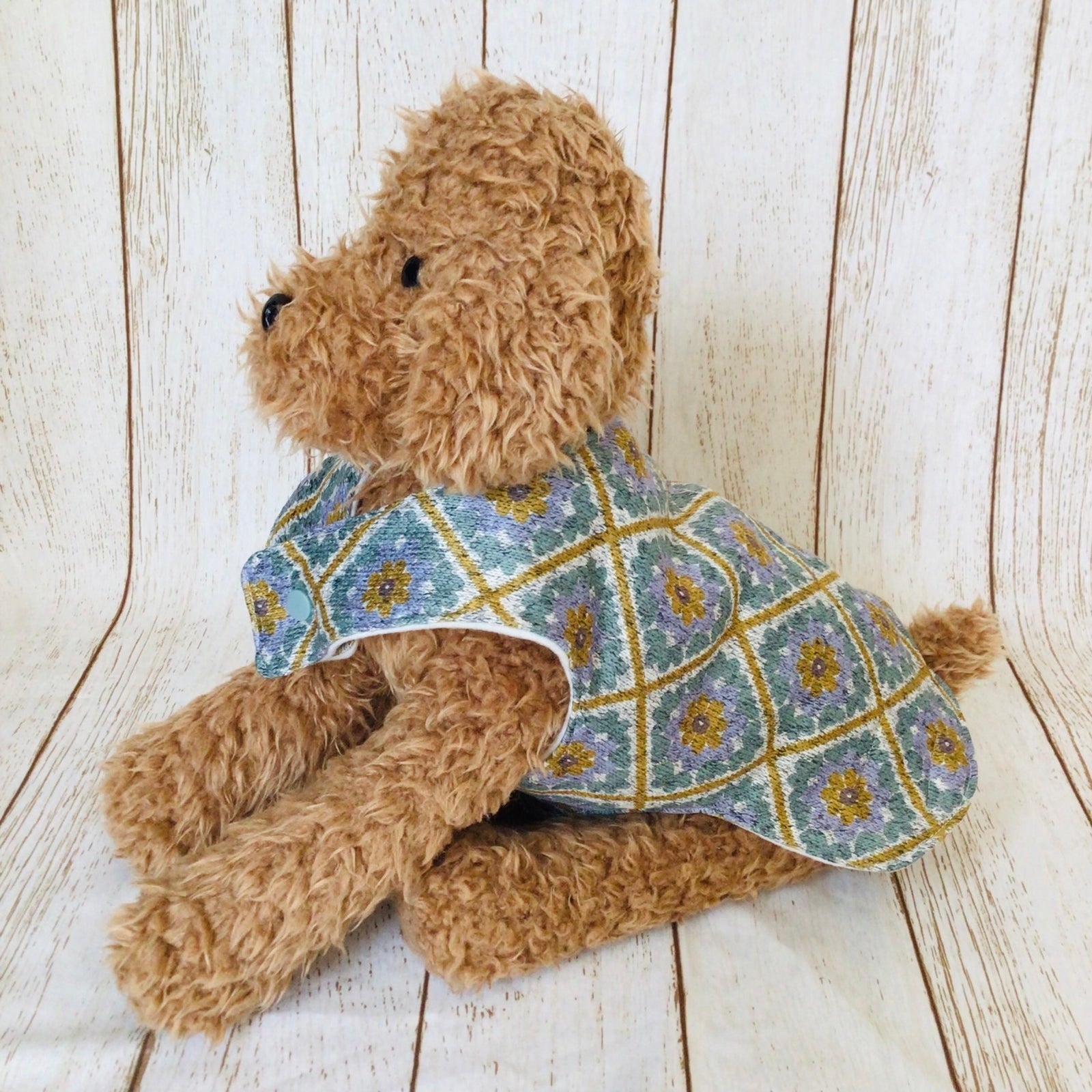 ウィズワン パジャマ 着る毛布 ベスト リバーシブル らくらく 簡単 ハンドメイド 秋冬 犬服 男の子 女の子 おしゃれ with WaN