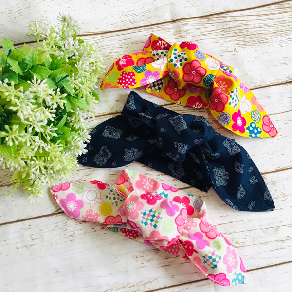 ウィズワン バンダナ スカーフ ハンドメイド 犬 猫 犬服 浴衣 ひな祭り