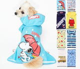 スヌーピー レインコート レインスーツ かっぱ 雨 雪 ピーナッツ 犬服 男の子 女の子 おしゃれ PEANUTS SNOOPY