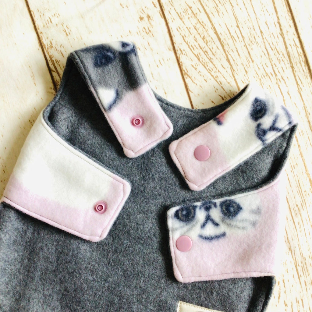 ウィズワン パジャマ 着る毛布 ベスト リバーシブル らくらくワン ハンドメイド 秋冬 犬服 男の子 女の子 おしゃれ with WaN