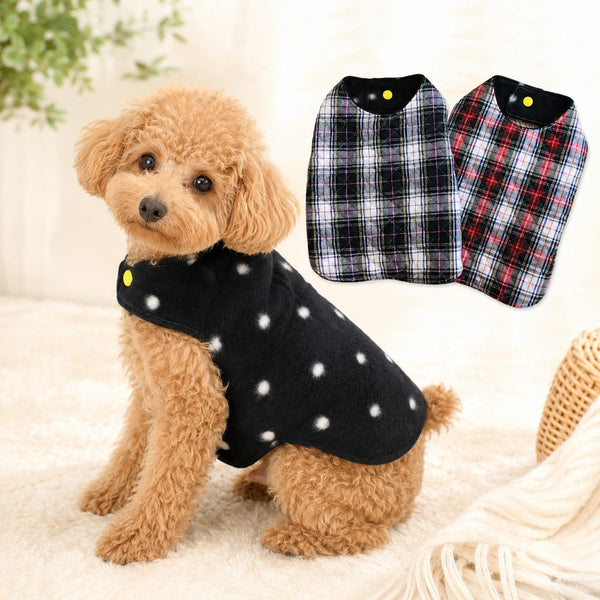 ウィズワン パジャマ 着る毛布 ベスト リバーシブル らくらくワン ハンドメイド 秋冬 犬服 男の子 女の子 おしゃれ with WaN