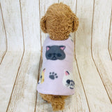 ウィズワン パジャマ 着る毛布 ベスト リバーシブル らくらくワン ハンドメイド 秋冬 犬服 男の子 女の子 おしゃれ with WaN