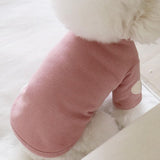 セール ウィズワン ハイネックTシャツ 防寒 伸縮 ハート 犬 服 ドッグウェア 猫 犬服 おしゃれ 男の子 女の子 with WaN
