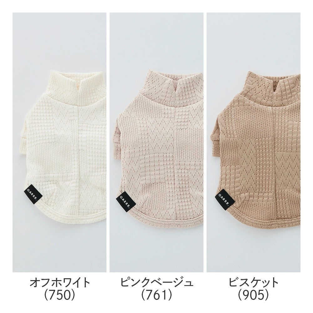 グンゼ モンドリアンジャガード Tシャツ 小型犬 綿100% 犬服 ペット服 ペットウェア ドッグウェア 男の子 女の子 おしゃれ GARRR