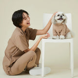 グンゼ モンドリアンジャガード Tシャツ 小型犬 綿100% 犬服 ペット服 ペットウェア ドッグウェア 男の子 女の子 おしゃれ GARRR