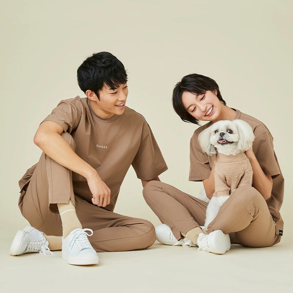 グンゼ モンドリアンジャガード Tシャツ 小型犬 綿100% 犬服 ペット服 ペットウェア ドッグウェア 男の子 女の子 おしゃれ GARRR
