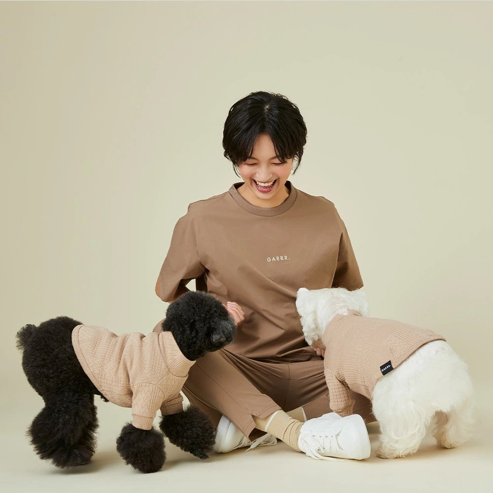 グンゼ モンドリアンジャガード Tシャツ 小型犬 綿100% 犬服 ペット服 ペットウェア ドッグウェア 男の子 女の子 おしゃれ GARRR