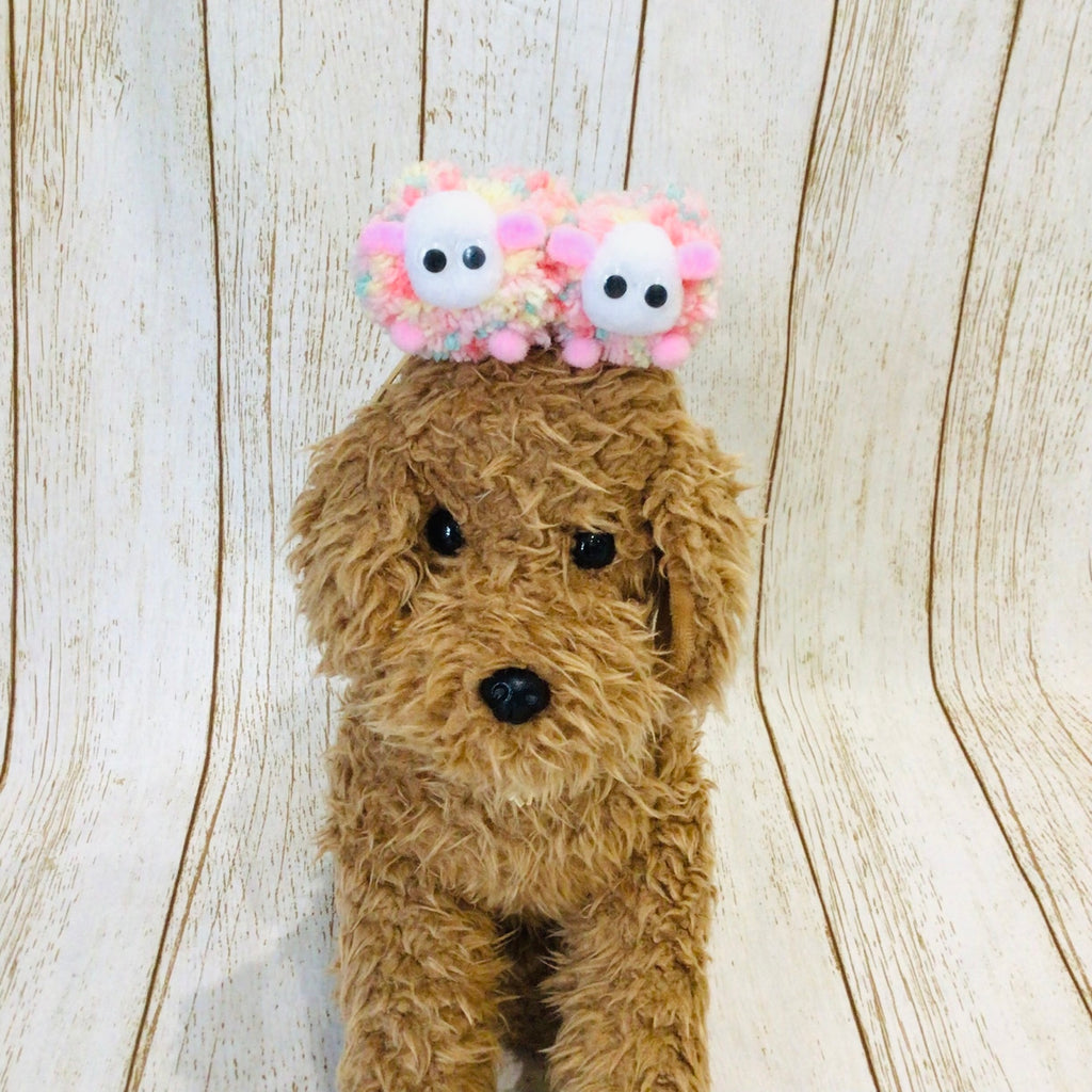 ウィズワン 干支 ひつじ カチューシャ ヒツジ 羊 ハンドメイド コスチューム アクセサリー イベント 犬 猫 男の子 女の子 おしゃれ with WaN