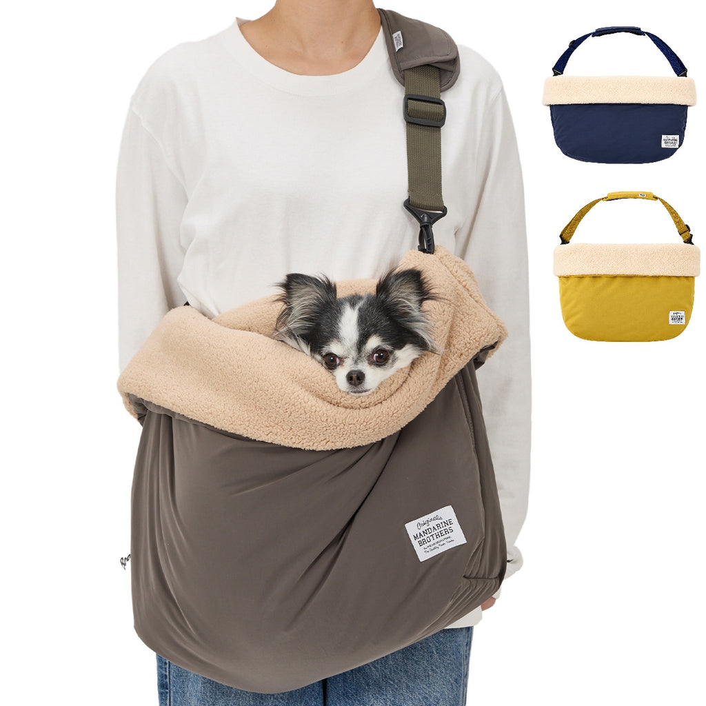 NEW マンダリンブラザーズ スリーピングバッグ 手洗いOK スリング 3WAY 犬 キャリーバッグ ドッグウェア 犬 男の子 女の子 おしゃれ MANDARINE BROTHERS