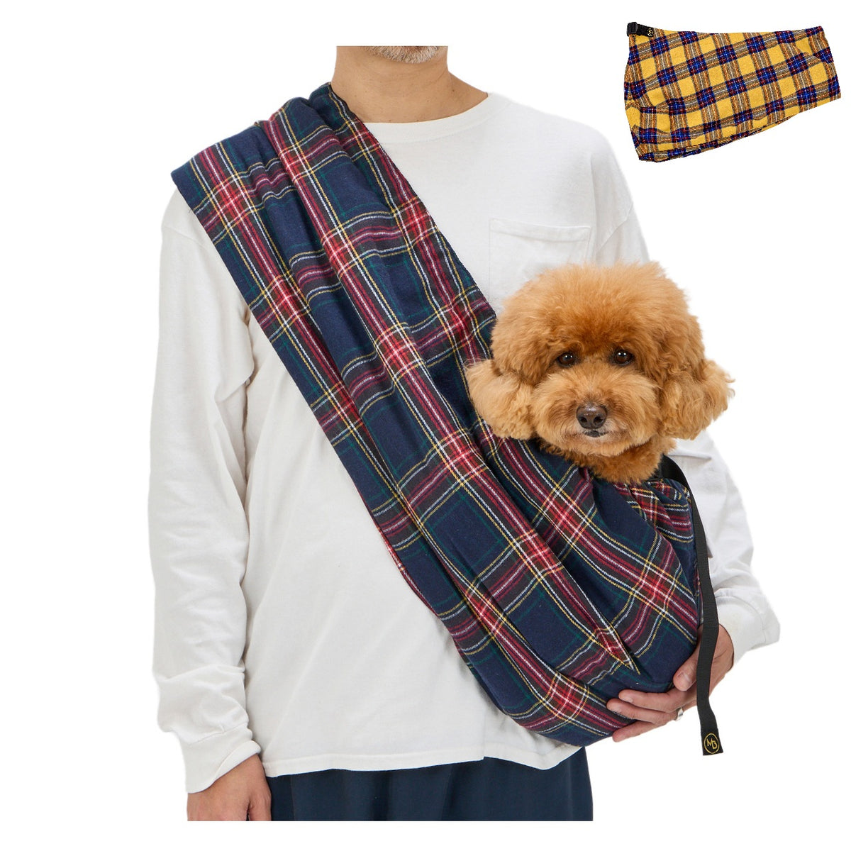 NEW マンダリンブラザーズ MBスリングプレイド 抱っこ紐 ドッグウェア 犬 男の子 女の子 おしゃれ MANDARINE BROTHERS