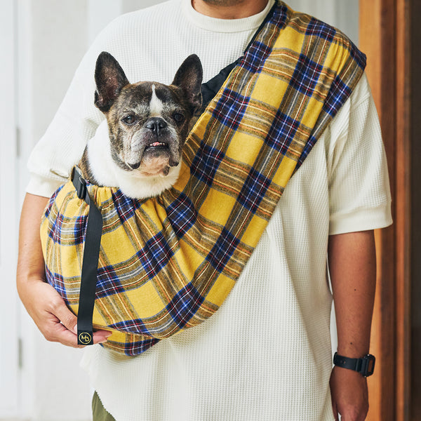 NEW マンダリンブラザーズ MBスリングプレイド 抱っこ紐 ドッグウェア 犬 男の子 女の子 おしゃれ MANDARINE BROTHERS
