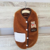 ウィズワン うちの子 名前入り ボアベスト 背中開き あたたかい ハンドメイド 犬 猫 男の子 女の子 おしゃれ with WaN