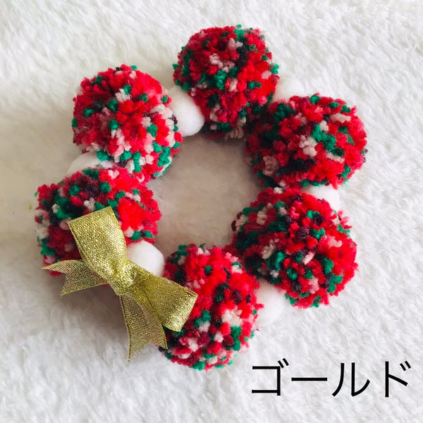 ウィズワン クリスマス ぽんぽんチョーカー コスチューム ハンドメイド アクセサリー イベント 犬 猫 男の子 女の子 おしゃれ with WaN