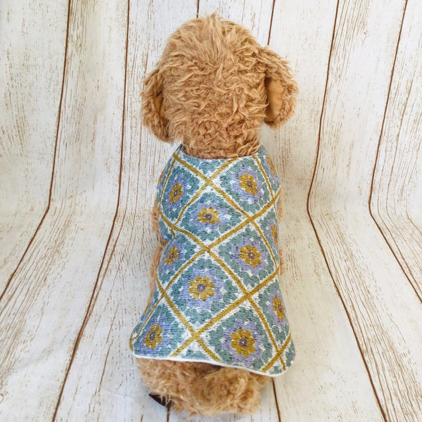 ウィズワン パジャマ 着る毛布 ベスト リバーシブル らくらくワン 簡単 ハンドメイド 秋冬 犬服 男の子 女の子 おしゃれ with WaN