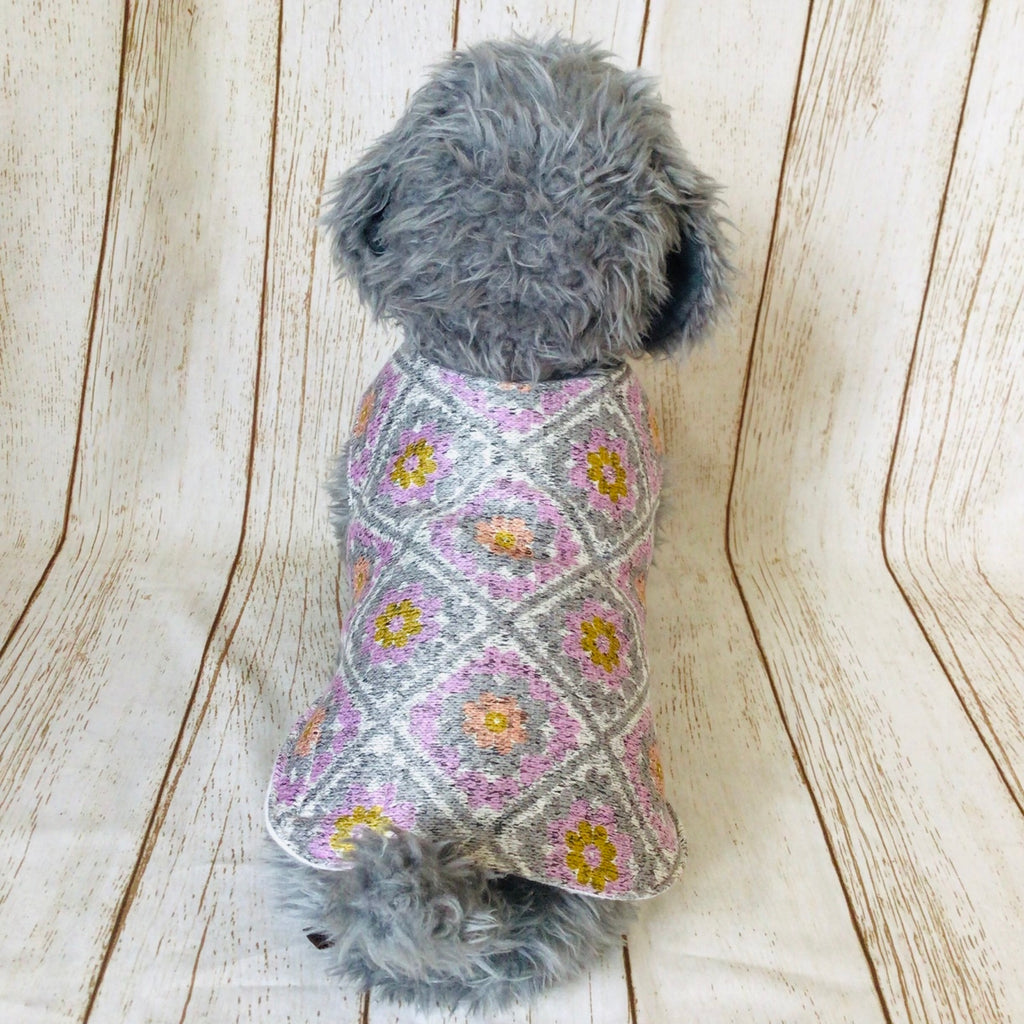 ウィズワン パジャマ 着る毛布 ベスト リバーシブル らくらくワン 簡単 ハンドメイド 秋冬 犬服 男の子 女の子 おしゃれ with WaN