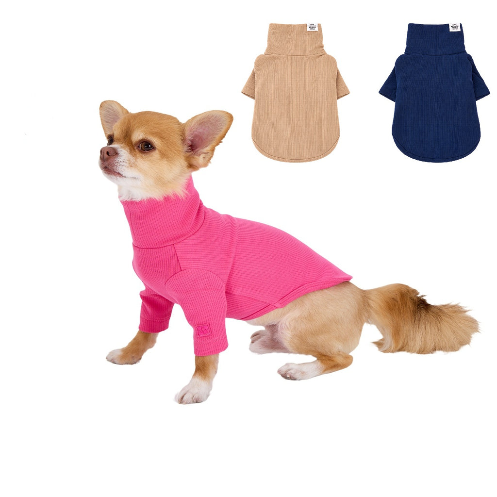 セール マンダリンブラザーズ ベーシックリブTシャツ 長袖 ドッグウェア 犬服 男の子 女の子 おしゃれ MANDARINE BROTHERS
