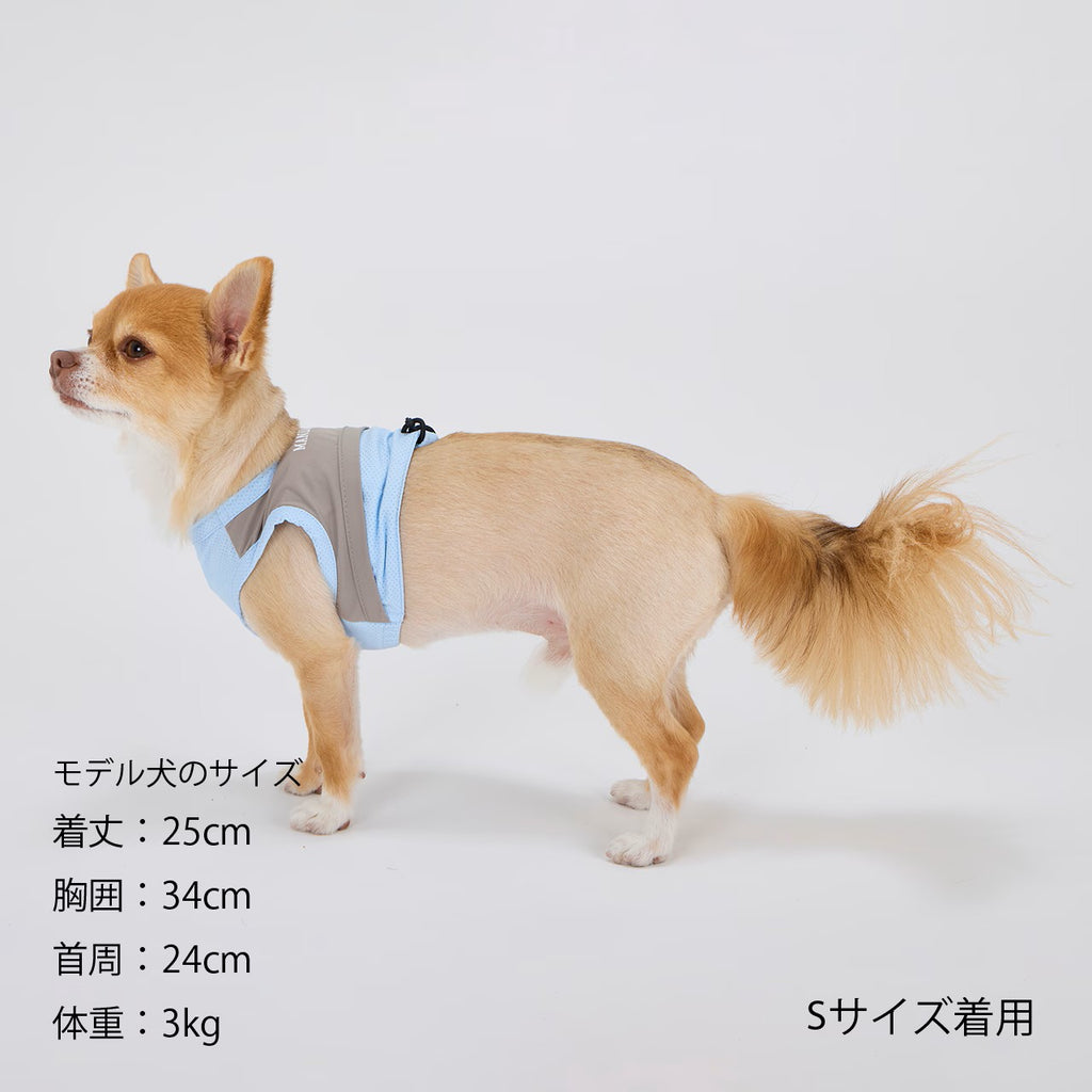 セール マンダリンブラザーズ 保冷剤を入れるポケット付き クーリングベスト 接触冷感 犬の服 クール タンク ベスト 夏服 ひんやり ドッグウェア 犬服 男の子 女の子 おしゃれ MANDARINE BROTHERS
