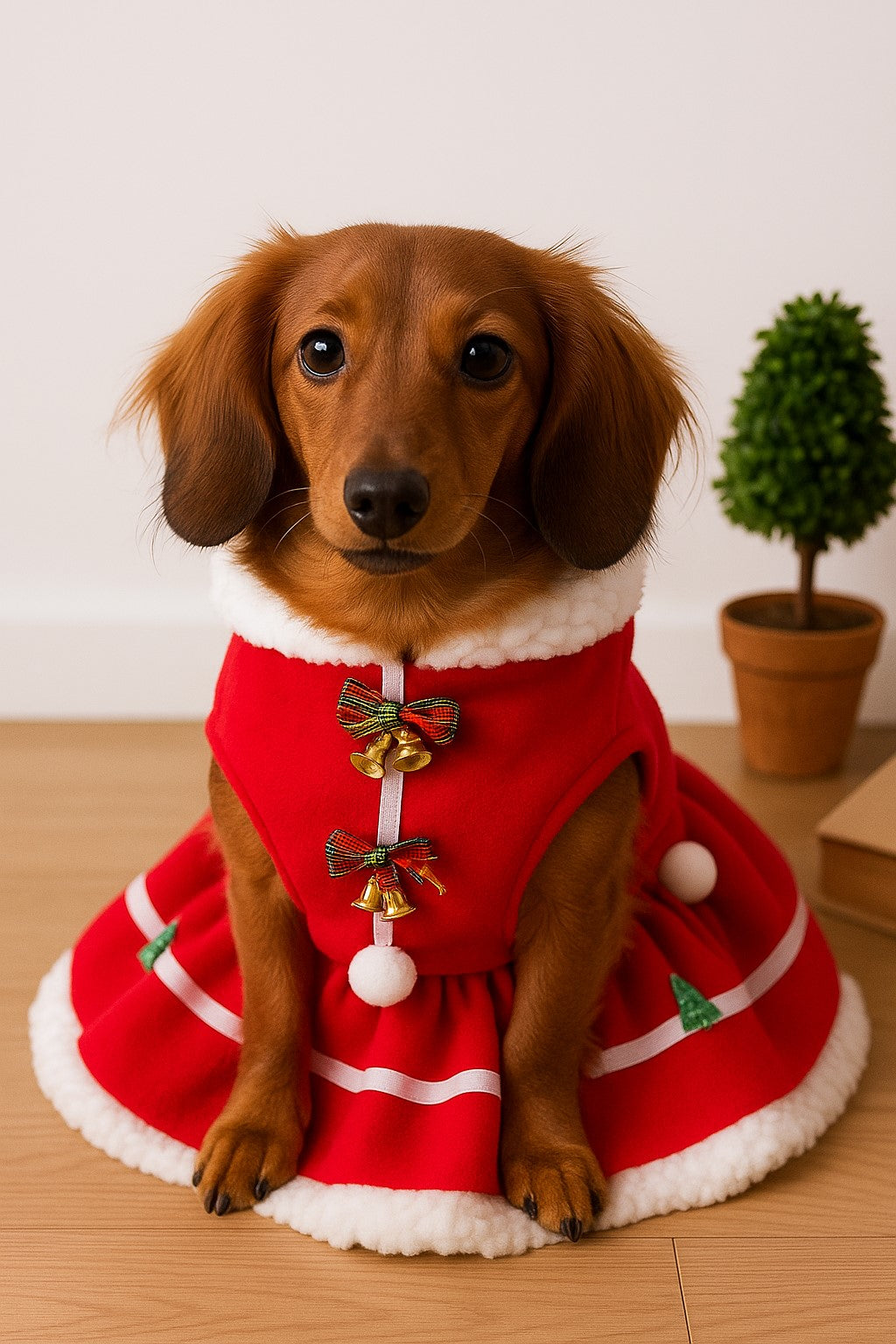 ウィズワン クリスマス 犬 ワンピース サンタクロース イベント 猫 犬服 おしゃれ 男の子 女の子 with WaN