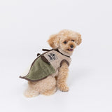 ジープ ボアジッパーベスト ボアベスト 背中開き 小型犬 中型犬 大型犬 犬 犬の服 ドッグウェア 犬服 男の子 女の子 おしゃれ Jeep
