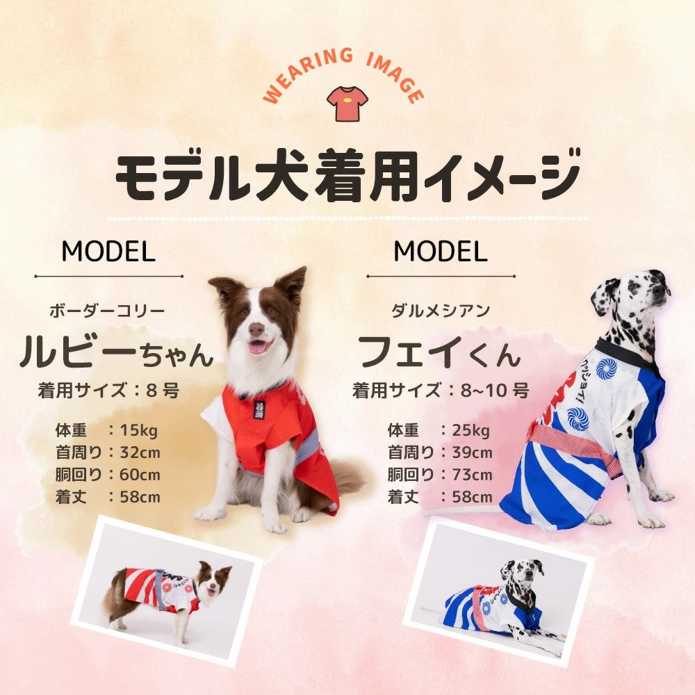 セール ピピ お祭りはっぴ 中型犬 大型犬 夏祭り ゆかた 浴衣 法被 イベント ペット 春夏服 ドッグウェア 着脱簡単 犬服 男の子 女の子 おしゃれ PIPI