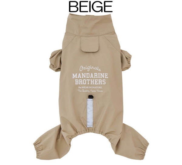 マンダリンブラザーズ 防水 撥水 レインスーツ レインコート 雨具 雨 雪 ドッグウェア 犬服 男の子 女の子 おしゃれ MANDARINE BROTHERS