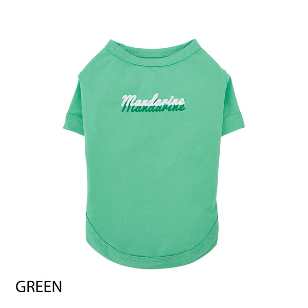 セール マンダリンブラザーズ 接触冷感 防虫 シャドウロゴクールTシャツ おしゃれ 夏服 虫よけ クールシャツ ひんやり ドッグウェア 犬服 男の子 女の子 おしゃれ MANDARINE BROTHERS
