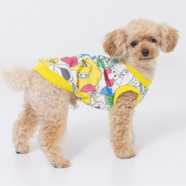 セサミストリート セサミ総柄トレーナー ドッグウェア スウェット 犬 服 犬服 ドッグウェア 春 秋 冬 防寒 男の子 女の子 おしゃれ SESAME STREET