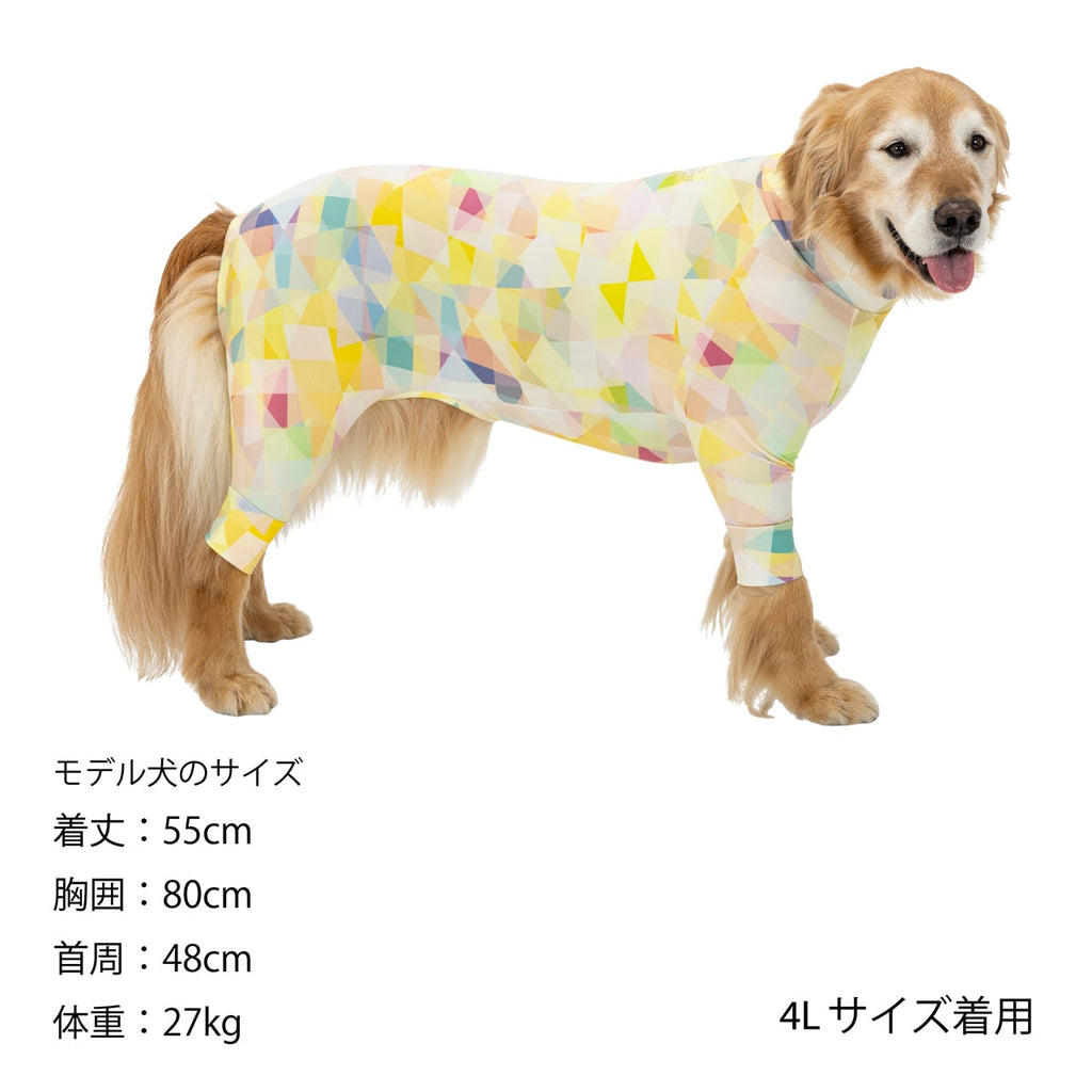マンダリンブラザーズ スキンタイトスーツマルチプリント UVカット ロンパース つなぎ ドッグウェア 犬服 男の子 女の子 おしゃれ MANDARINE BROTHERS