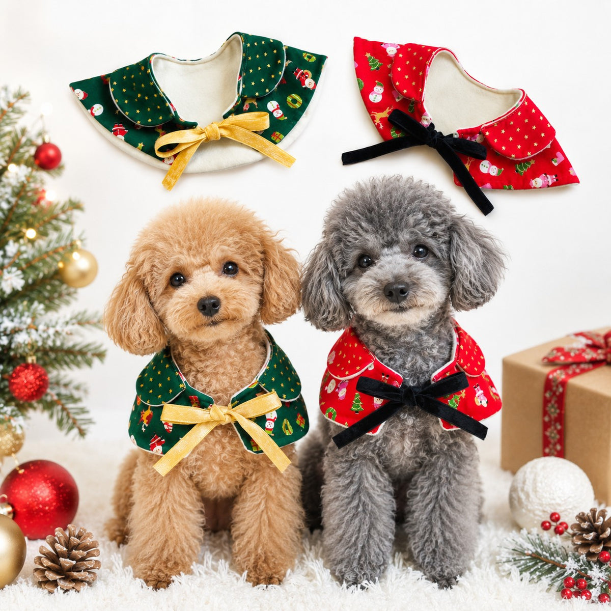 ウィズワン クリスマス コスチューム ケープ マント 防寒 ハンドメイド アクセサリー イベント 犬 猫 男の子 女の子 おしゃれ with WaN メイン画像