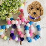 ウィズワン ボンボンチョーカー おすわりくまさん クリアボール ボールネックレス 手作り ハンドメイド 男の子 女の子 おしゃれ with WaN