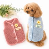 ウィズワン うちの子 名前入り ボアベスト 背中開き あたたかい ハンドメイド 犬 猫 男の子 女の子 おしゃれ with WaN