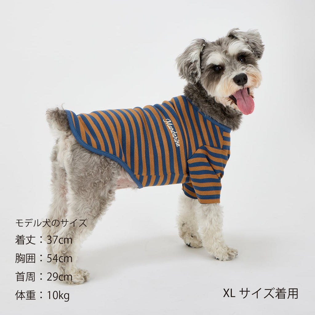 NEW マンダリンブラザーズ 防虫 ボーダーTシャツ レトロ ヴィンテージ ドッグウェア 犬服 男の子 女の子 おしゃれ MANDARINE BROTHERS