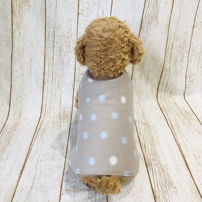 ウィズワン パジャマ 着る毛布 ベスト リバーシブル らくらくワン ハンドメイド 秋冬 犬服 男の子 女の子 おしゃれ with WaN